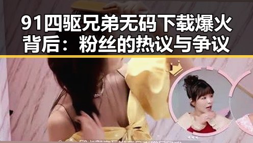 91四驱兄弟无码下载爆火背后：粉丝的热议与争议